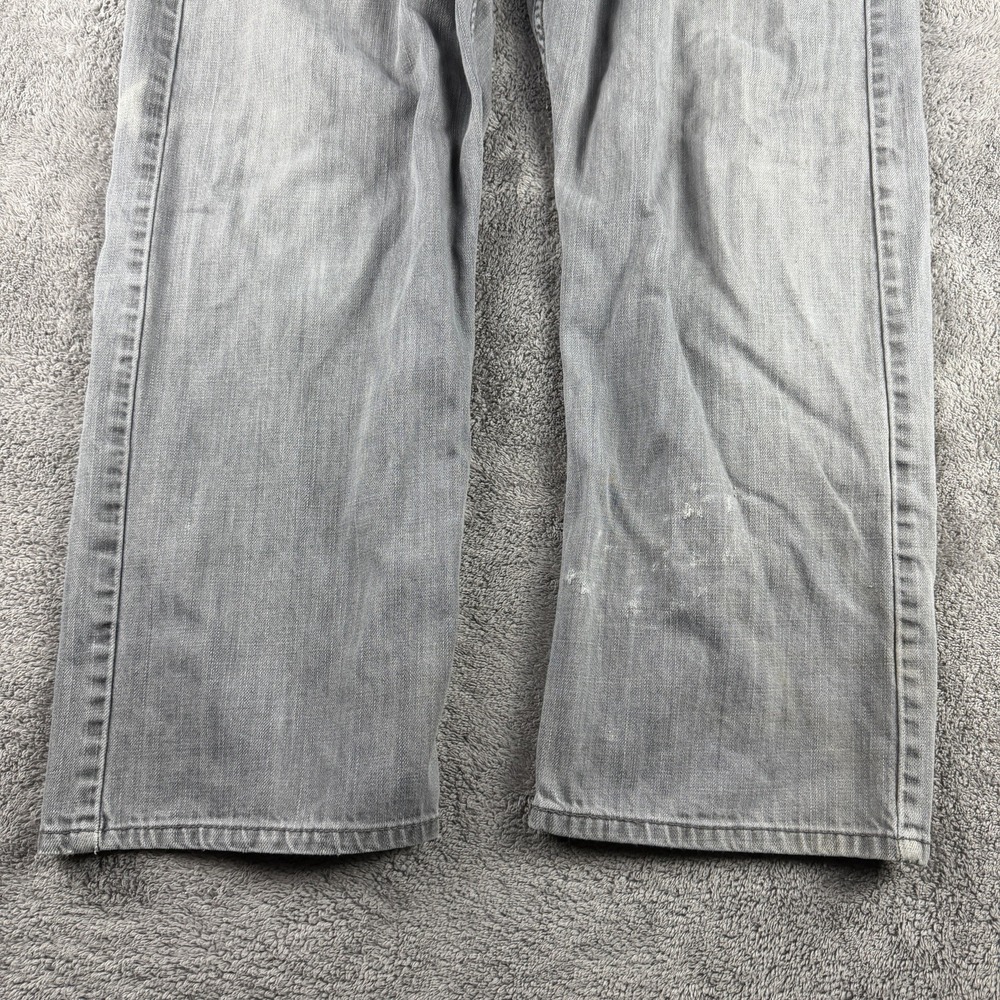 Levis 569 Loose Straight Fit Jeans Mens 42x25.5 Gray‎ Mid Rise - Picture 2 of 15